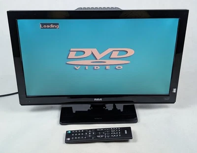 RCA 22” 22LB45RQD Full HD Combo LCD TV & DVD Player Remote HDMI Guide RV Dorm - Image 1 of 4