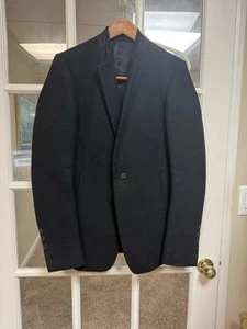 Rick Owens F/W 2012 Black Wool Blend One Button Blazer Jacket - Picture 1 of 8