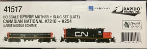 HO Rapido GP9RM Mother+Slug Set (Early) CN 7210 + 254 (late) Lok Sound 5/DCC - Picture 1 of 17