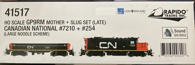 HO Rapido GP9RM Mother+Slug Set (Early) CN 7210 + 254 (late) Lok Sound 5/DCC - Image 1 of 4
