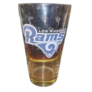 Los Angeles Rams 16 Unzen Satin Etch Logo Pint Glas/Tasse - Bild 1 von 2