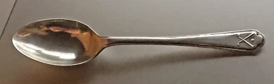 1933 Sterling Silver WALKER & HALL GOLF THEME TEA SPOON; Sheffield 13.4 Grams - Image 1 of 3