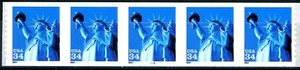 Statue of Liberty in Blue S/A $.34 Denominated MNH PNC5 PL 6666 Scott’s 3477 - Picture 1 of 2
