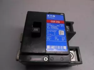 INTERRUPTOR PRINCIPAL EATON CSR2200N CSR 25K 200 AMP 2 POLOS - Imagen 1 de 1