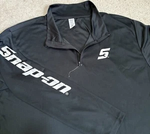 Snap On Tools Shirt Mens XL Long Sleeve Quarter Zip Performance NWOT Graphic - Picture 1 of 11