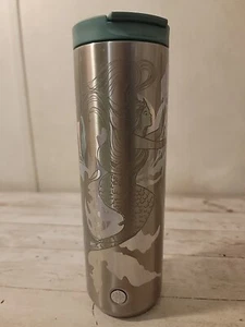 Starbucks Anniversary Green Siren Mermaid Edelstahl Getränk 16 Oz Tumbler - Bild 1 von 11