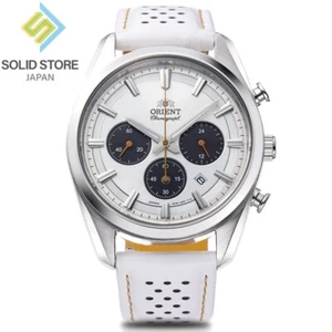 ORIENT Contemporary Limited RN-TX0308S Chronograph Solar Watch Panda Dial 40mm - Picture 1 of 9