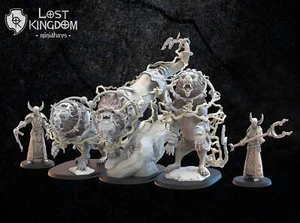 Raijus and Slavers: Lost Kingdom Miniatures Night Elves Resin 3D Print - Bild 1 von 3