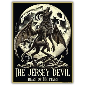 Jersey Devil Beast of the Pines Sticker - Picture 1 of 1