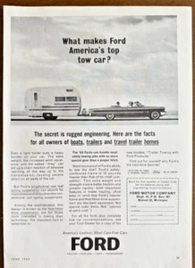 1963 Ford Motor Co Detroit DRUCK AD Was macht Ford America's Top Abschleppwagen - Bild 1 von 1