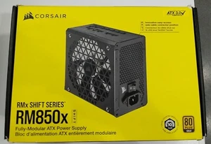 READ Corsair RMx Shift Series RM850x 80 Plus Gold Fully Modular ATX Power Supply - Picture 1 of 5