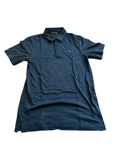 Travis Mathew Mens Polo Shirt Medium Black Short Sleeve Embroidered Logo - Picture 1 of 7