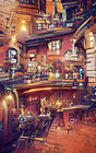 Main Tasting Room Steampunk Winery By Barbara Snyder Abstract Fantasy Art Print