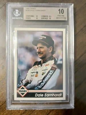 1992 Traks - #190 Dale Earnhardt Graded BGS(Pristine 10) Pop 1/1 - Image 1 of 4