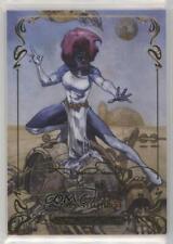 2018 Marvel Masterpieces Level 3 Gold Foil Signature Series Mystique #77 0q41