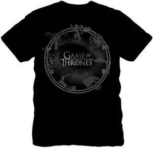 CAMISETA MEDIEVAL GAME OF THRONES HOUSE SIGIL GOT DRAGON FANTASY S-2XL - Imagen 1 de 3