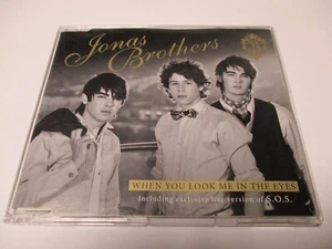 JONAS BROTHERS When You Look Me In The Eyes/S O S Live CD Single Australia NM+ - Picture 1 of 3