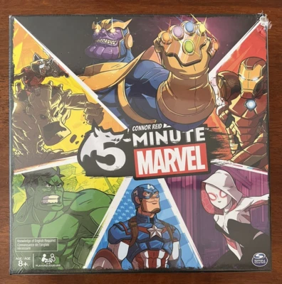 '5 Minute Marvel' Fast Paced Strategy Card Game - Spin Master 2016 NEW Sealed - Image 1 of 4