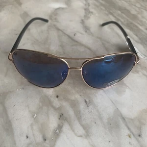 Neu mit Etikett Oscar De La Renta Unisex-Sonnenbrille 3045 gold/blau - Bild 1 von 12