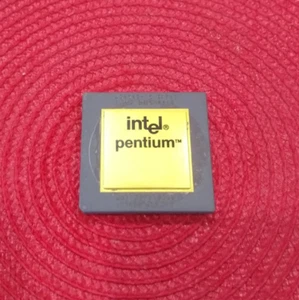 ✅ Intel Pentium 75 MHz SX961 A80502-75 75mhz CAPA DORADA Cerámica ✅ Muy Muy Muy Raro - Imagen 1 de 2