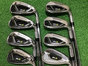TaylorMade M2 2017 Iron Set 5-9,Pw,Aw,Sw 8pc Flex Stiff RE-AX 90 STEEL Steel - Picture 1 of 5