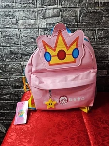 Culturefly Nintendo Princesa Rosa Melocotón Mini 13" Mochila Nuevo Estilo Super Mario - Imagen 1 de 9