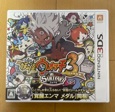Yo-kai Youkai Yokai Watch 3 Sukiyaki Nintendo 3DS LEVEL 5 RPG Game with Case - Image 1 of 4