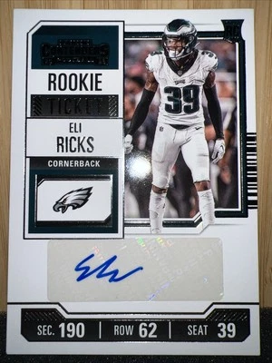 2023 Panini Contenders - Rookie Ticket Eli Ricks #233 (AU, RC) - Image 1 of 2