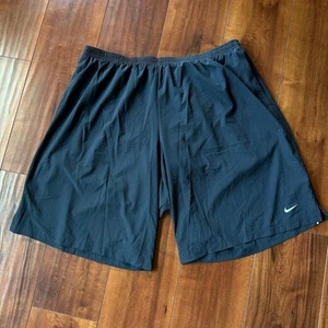 Nike Running Dri Fit Slip gefüttert schwarz Laufshorts 9" Schrittlänge Herren XXL neu mit Etikett - Bild 1 von 8