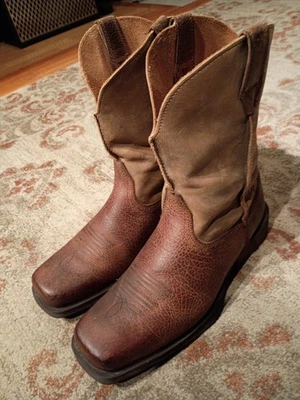 BOTAS VAQUERAS ARIAT RAMBLER CUERO MARRÓN PUNTERA EN S TAPA SUAVE #10002317 PARA HOMBRE 10.5EE Foto 1 de 4