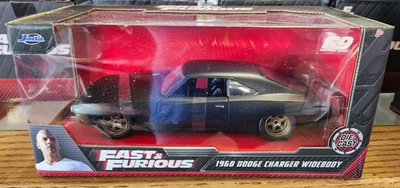 Jada 1:24 Scale Fast & Furious F9 1968 Dodge Charger Widebody in Black - Image 1 of 4