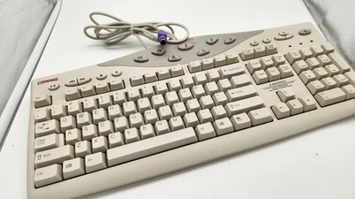 Compaq Model SK-2800C PS/2 Computer Keyboard w/ Enhanced Keys - Image 1 of 4