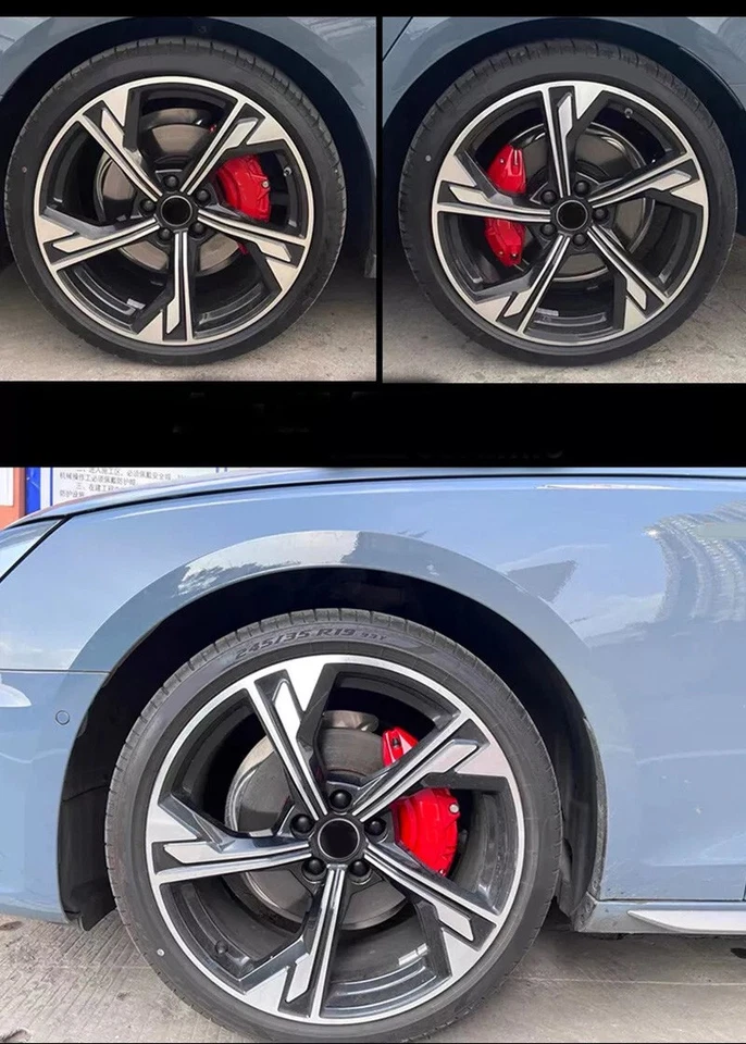 4Pcs Aluminum Alloy Caliper Covers Fit AUDI Q4/Q5/Q6/Q7/Q8/A4/A5/A6/A7/A8/SLINE — 第 1/4 张图片