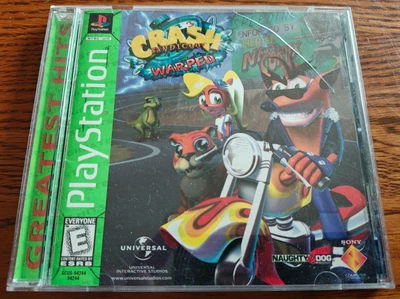 Crash Bandicoot Warped (Sony PlayStation 1 PS1, 1998) CIB w/ Manual Tested - Image 1 of 3