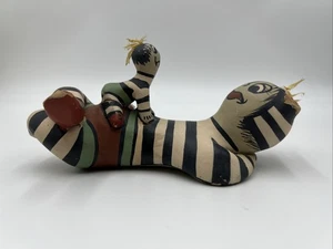 Santa Clara Pueblo Keramik Schildkröte von Stephanie Naranjo "beschädigt" - Bild 1 von 12