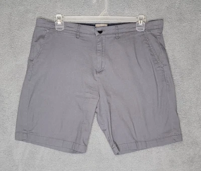 Pantalones Cortos Chinos Jachs New York Para Hombre 36 Gris Preppy 8" Minimalista Golf Trabajo Informal Foto 1 de 4