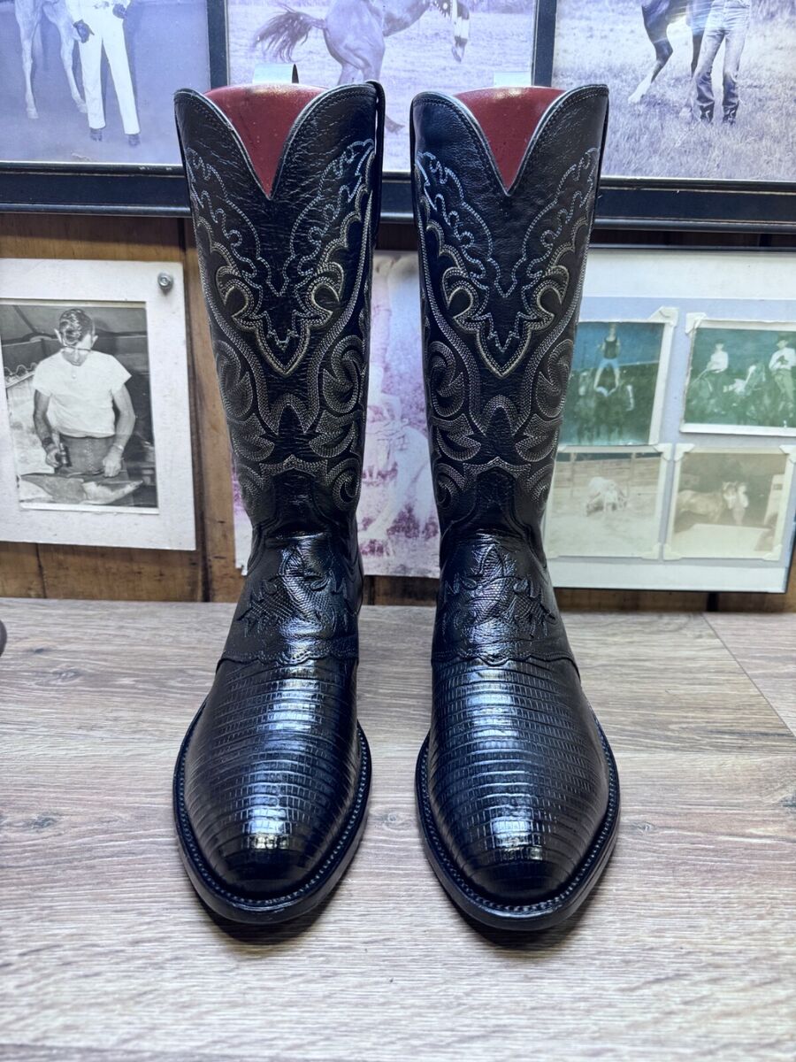 Lucchese Black Boots for Men for Sale - eBay Lucchese Black Boots for Men for Sale - eBay