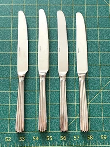 Oneida Cord vier Tafelmesser rostfrei Besteck 18/10 Stahl Qualität - Bild 1 von 3