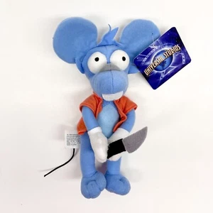 Peluche The Simpsons Itchy Mouse rat bleu peluche jouet poupée jouet usine 10" - Photo 1/9