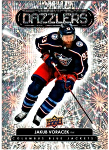 JAKUB VORACEK 22-23 UPPER DECK UD ORANGE DAZZLERS SP CARD # DZ-7 JACKETS 2022-23 - Picture 1 of 1