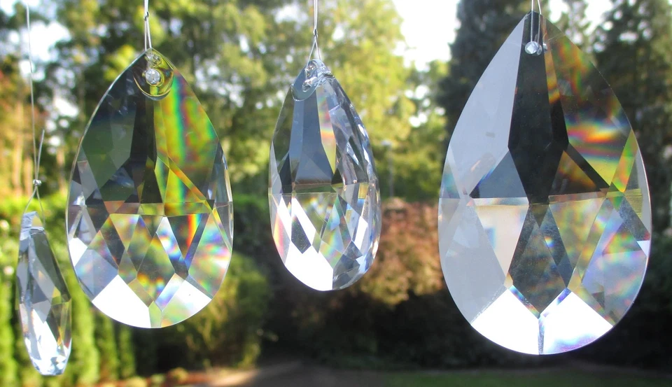 1 Wachtel 89 x 51 mm, Kristallanhänger, Fensterschmuck,  Asfour Crystal, #56 - Bild 1 von 3