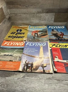 VTG FLYING and Popular Aviation Magazine Lot Of 6 - Picture 1 of 18