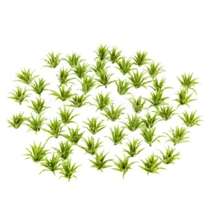 50Pcs Green Shrubs Bush Model Grass For Railroad Wargame Park Layouts Scenery - Picture 1 of 12