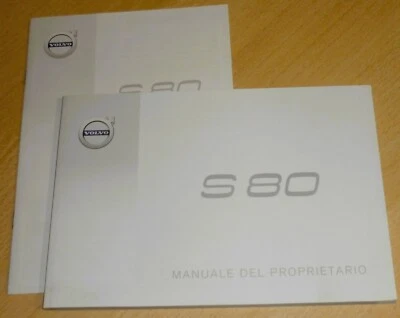 uso manutenzione Volvo S 80,manuale del proprietario VOLVO S80 ,anno 2016 - Immagine 1 di 2