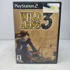 Wild Arms 3 PS2  (Sony PlayStation 2, 2002) No Manual - Excellent Disc