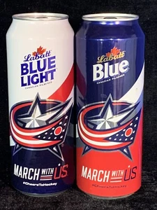 Juego Labatt Blue 2015 ~"March With Us""~ CHAQUETAS AZULES COLUMBUS 24 OZ (VACIADAS) - Imagen 1 de 2