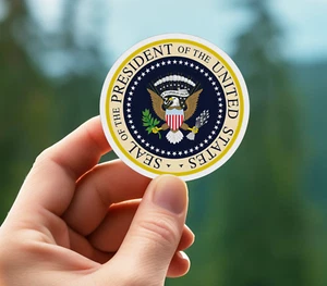 NEW- US Presidential President Seal Vinyl Sticker Decal - 3 INCHES - Picture 1 of 5
