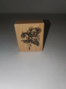 PSX Butterfly Wings Pixie Fairy Rubber Stamp E-742 Moose Creek 2001 2.5"x2" - Picture 1 of 3