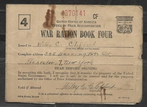 UNITED STATES WAR PARTIAL RATION BKLT - Picture 1 of 3