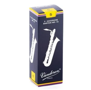 Vandoren SR245 Traditional Baritone Saxophone Reeds Strength 5 Box of 5 - Picture 1 of 2